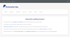 Desktop Screenshot of eichenseher-bau.de