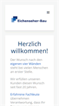Mobile Screenshot of eichenseher-bau.de